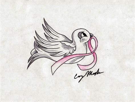 This is an additional procedure that can be done several months after the. Breast Cancer Dove Tattoo Design by NarcissusTattoos on ...