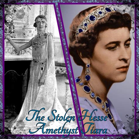 25th February And Todays Tiara Is The Hesse Cassel Amethyst Tiara Worn