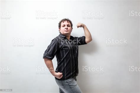 Man Flexing Biceps Stock Photo Download Image Now Adult Adults