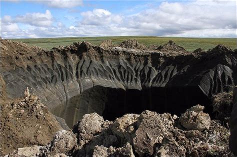 Segundo cráter misterioso en el permafrost del fin del mundo siberiano
