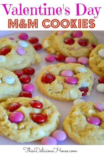 The edges are golden and crispy, the centers are gooey and chewy and delicious. Valentine's Day M&M Cookies | Recipe | Soft batch cookies ...