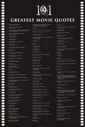 101 Greatest Movie Quotes Best Movie Quotes Movie Quote Prints