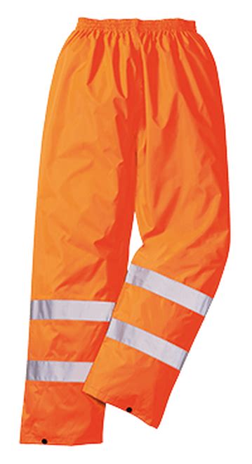 Portwest H441 Hi Vis Waterproof Rain Pants Rain Pants Trousers Pants