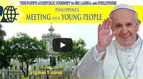 Pope Francis Encounter With Youth In Ust Open To Public Cb360