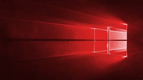 Download Windows 10 Wallpaper Logo Hd Red Theme 1920x1200 Fondos