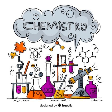 Download Hand Drawn Chemistry Background For Free Chemistry Science