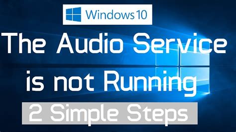 Fix Windows Audio Service How To Fix 2020