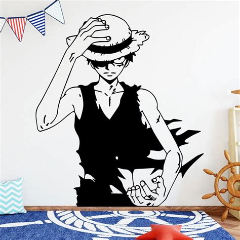 Sticker Mural One Piece Strawhat Laboutique Onepiece