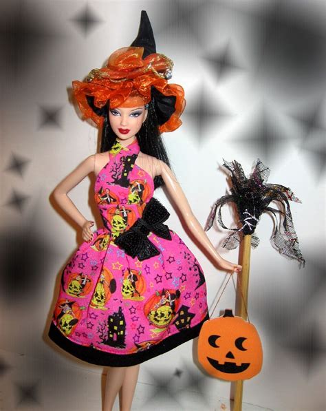 The Witch Sewing Barbie Clothes Barbie Halloween Barbie Dress