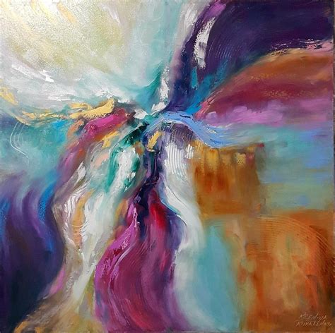 Waves Of Colorful Feeling Painting By Kseniya Kovalenko Fine Art America