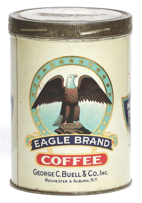 Antique Advertising Eagle Coffee Can Antique Advertising