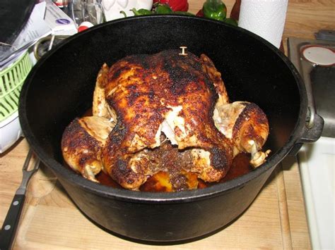 Cast Iron Dutch Oven Cooking Oven Roasted Chicken Pork Roast Recipes Oven