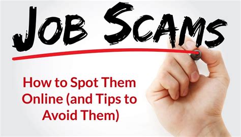 How To Spot Online Job Scams And Tips To Avoid Them