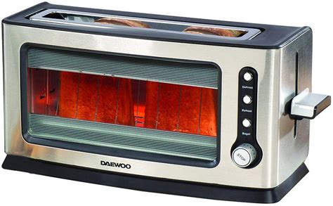 Daewoo Sda1060 Glass Toaster 1810 Steel 900 W Bargains 4 Ever