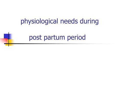 Ppt Postpartum Management Powerpoint Presentation Free Download Id