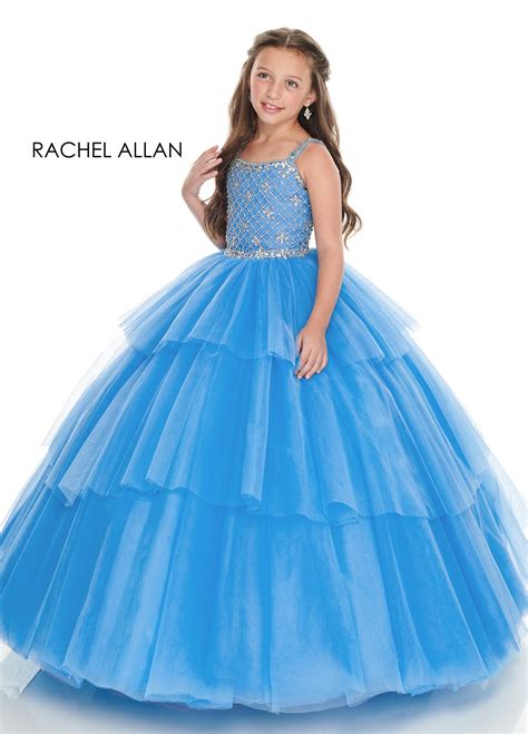 Strappy Ball Gowns Little Girl Pageant Dresses In Color