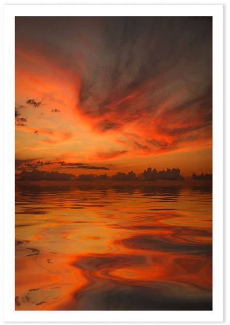 Stormy Sunset Reflections Tz Prints Fine Art Photography