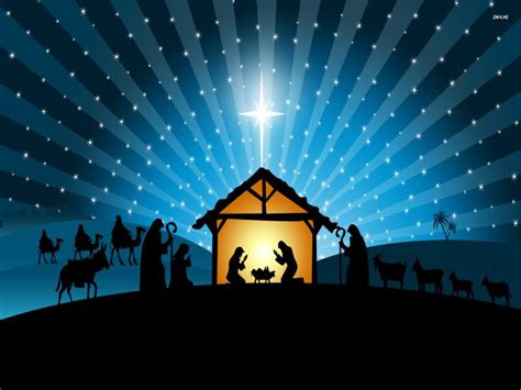 Nativity Clipart Backgrounds For Powerpoint Templates Ppt Backgrounds