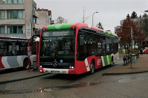 Hlb Bus Mtv Mercedes Benz Ecitaro Am 28 12 21 In Hofheim Bahnhof Bus Bild De