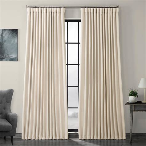 Window curtains can give your home the extra touch it. Exclusive Fabrics & Furnishings Birch Ivory Faux Linen ...
