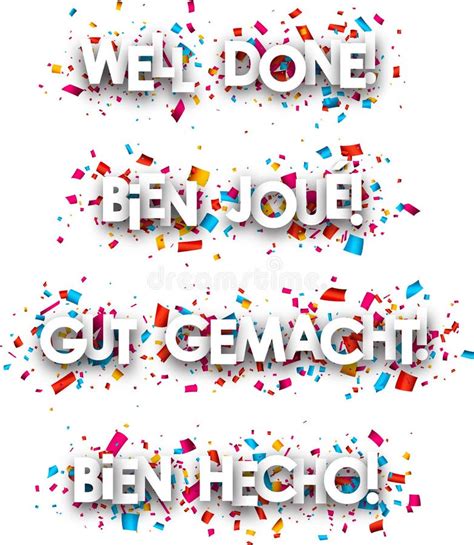 Well Done Paper Banners Stock Vector Illustration Of Pink 119017111