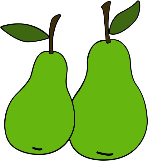 Download Photos Vector Green Pears Free Clipart Hq Hq Png Image