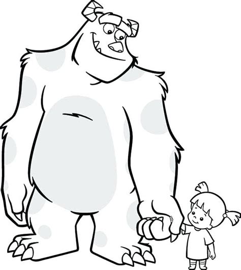 Monsters Inc Coloring Pages Sully Monsters Inc Coloring Pages Sully