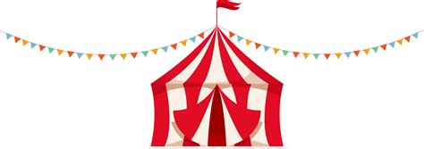Circus Tent Carnival Cute Circus Tent Vector Png Download 45681619