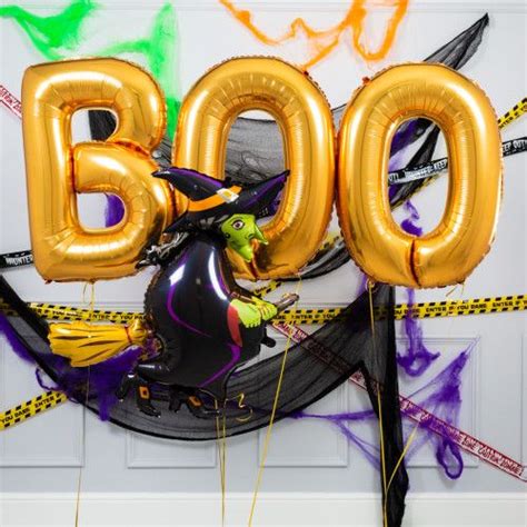 Totally Witchin Boo Halloween Inflated Foil Bunch Halloween Party