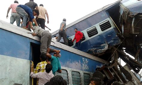 At Least 23 Dead Dozens Injured As Train Derails In Indias Uttar