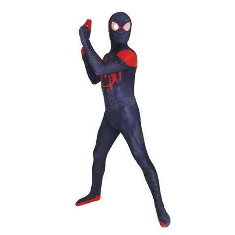 Miles Morales Costume Spider Man Into The Spider Verse Costume