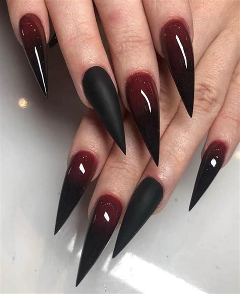 60 Stunning Red And Black Nail Designs Youll Love To Try