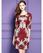 Embroidered Pattern Cocktail Dresses For Women Over 40,50 With High-end ...