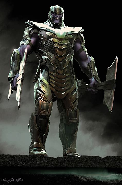 Thanos Avengers Concept Art