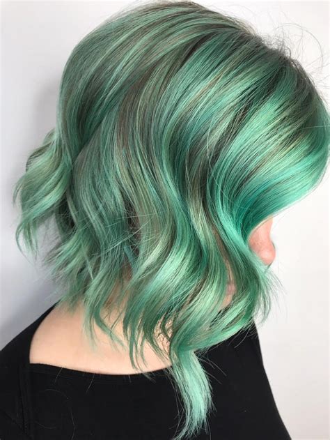 This Cool Green Hair Color Is Inspired By Mint Chip Ice Cream Allure
