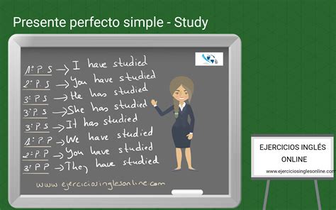 Presente Perfecto Simple Conjugaci N Verbo Study Ejercicio Ejercicios Ingl S Online