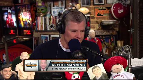 Archie Manning On The Dan Patrick Show 111213 Youtube