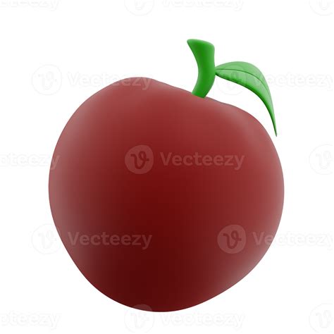 3d Apple Fruit 21162993 Png