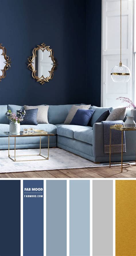 What Colours Go With Blue In Living Room