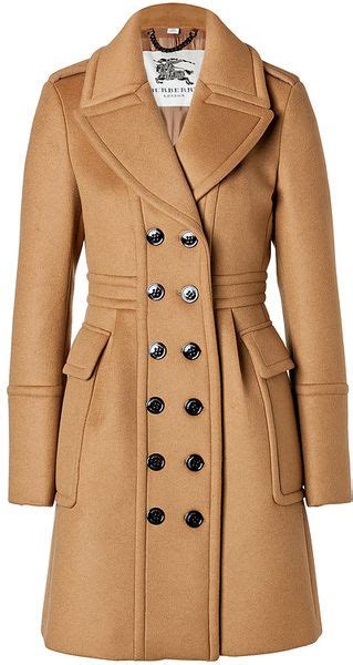 Burberry Cashmere Wool Winstan Coat In Ochre Brown Lyst With Images