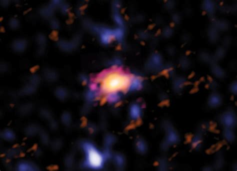Rotating Disk In Early Universe Explains Galaxy Formation Sky