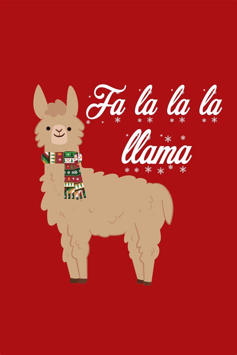 Christmas Llamas Wallpapers Wallpaper Cave