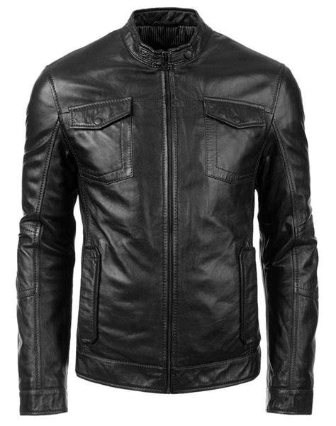 Leather Trend Mens Motorcycle Genuine Leather Jacket Lt628 At Amazon