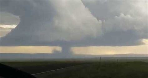 Tornado Touches Down Near Laramie Wyoming