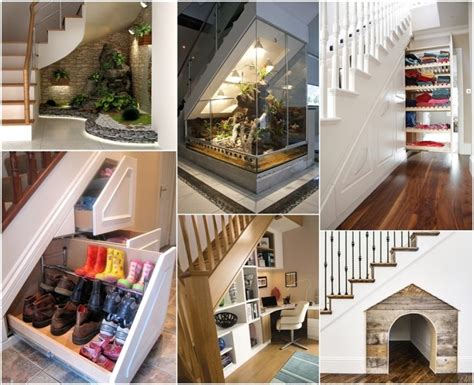 10 Ideas For The Space Under The Stairs