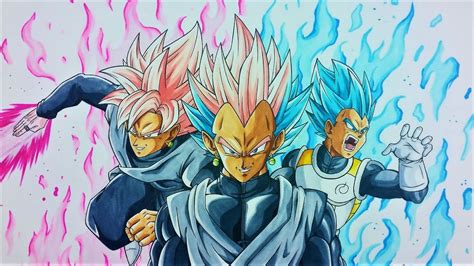 5 de abril de 2021. Drawing GATUKA BLACK | Goku Black & Vegeta FUSION ...