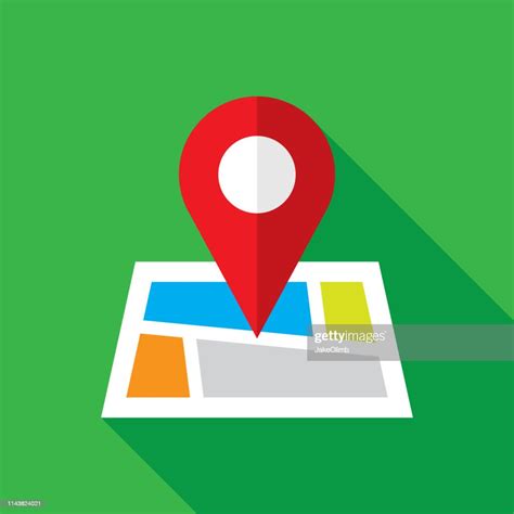 Map Location Icon Flat High-Res Vector Graphic - Getty Images