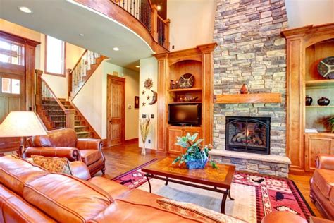 25 Incredible Stone Fireplace Ideas Quality Living Room Furniture