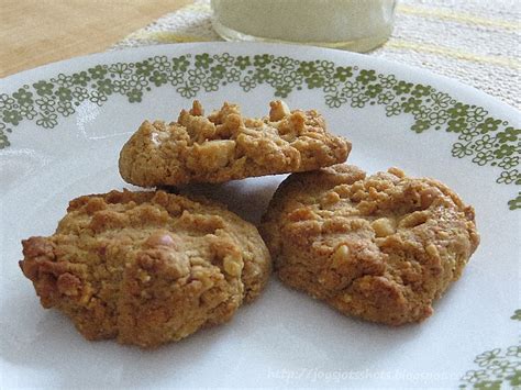 3 ingredient peanut butter cookies are not a new thing, certainly not my invention. Joy's Jots, Shots & Whatnots: Three Ingredient Peanut Butter Cookies- No Flour, No Sugar