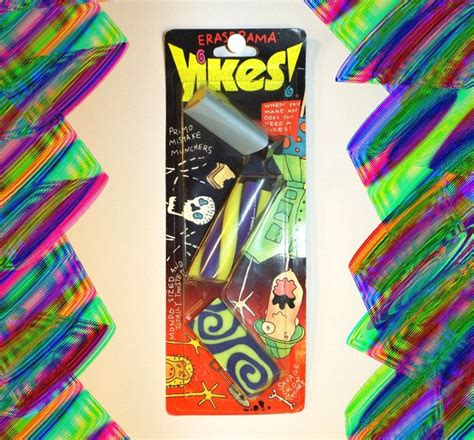 Yikes Erasers 3 Pack 90s Rare Collectible Awesome Etsy Erasers